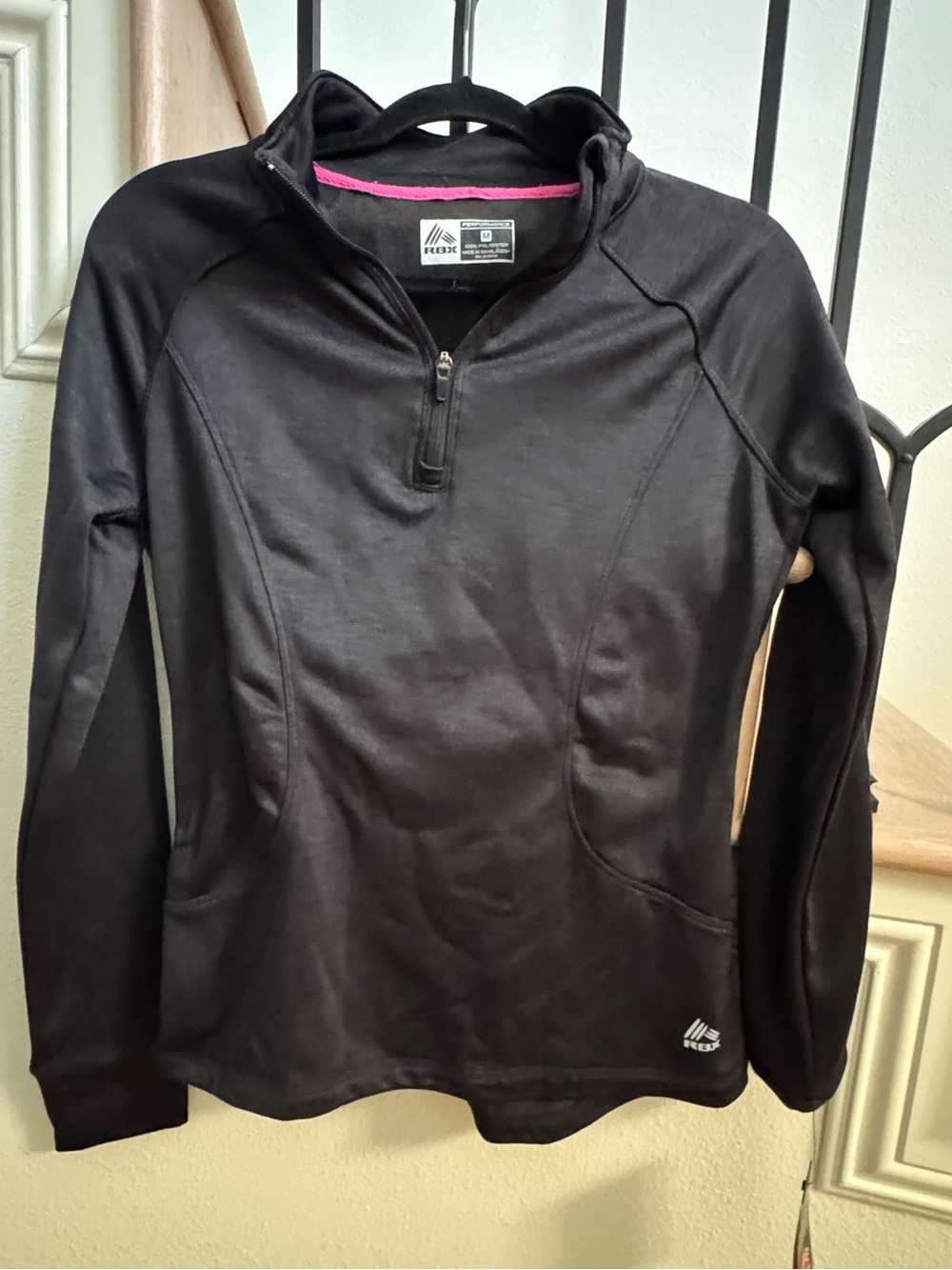 RBX Black Athletic Pullover with White Logo